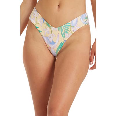 Billabong Love Palms Fiji Bikini Bottoms, Green