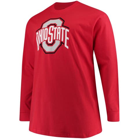 Men's Mitchell & Ness Cream/Scarlet Ohio State Buckeyes Icon