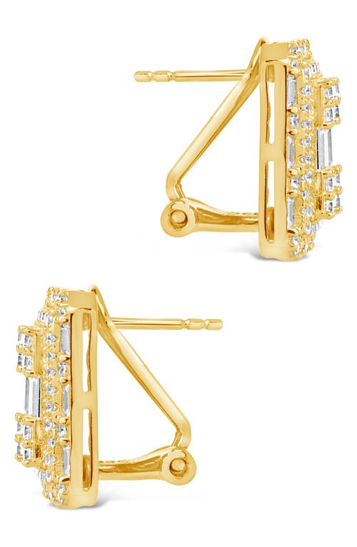 Sterling Forever Jana Statement Stud Earrings In Gold