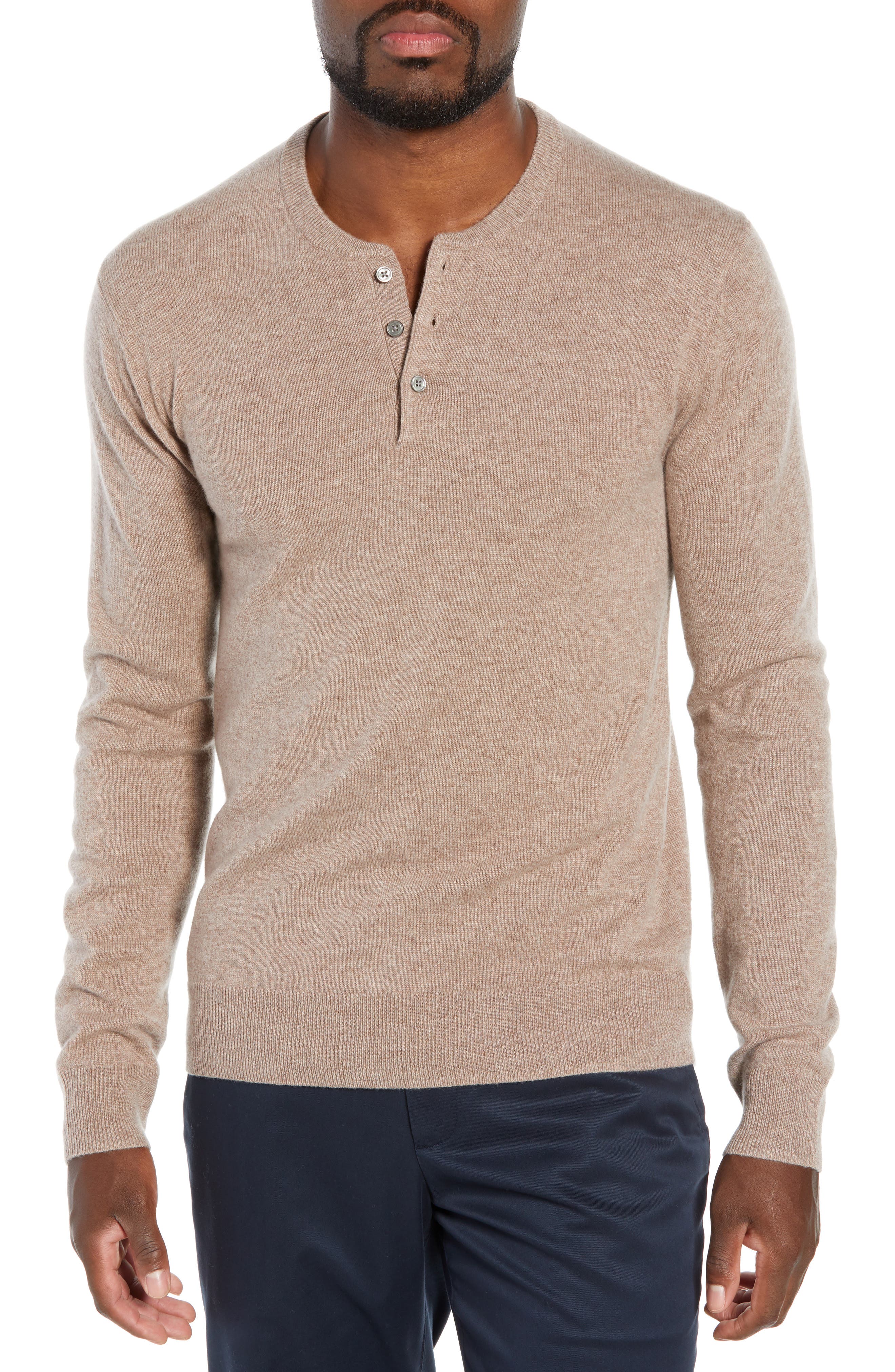 Bonobos Slim Fit Cashmere Henley Sweater Nordstrom