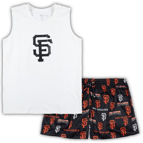 Women's Concepts Sport White/Orange Houston Astros Flagship Long Sleeve V-Neck T-Shirt & Pants Sleep Set Size: Medium