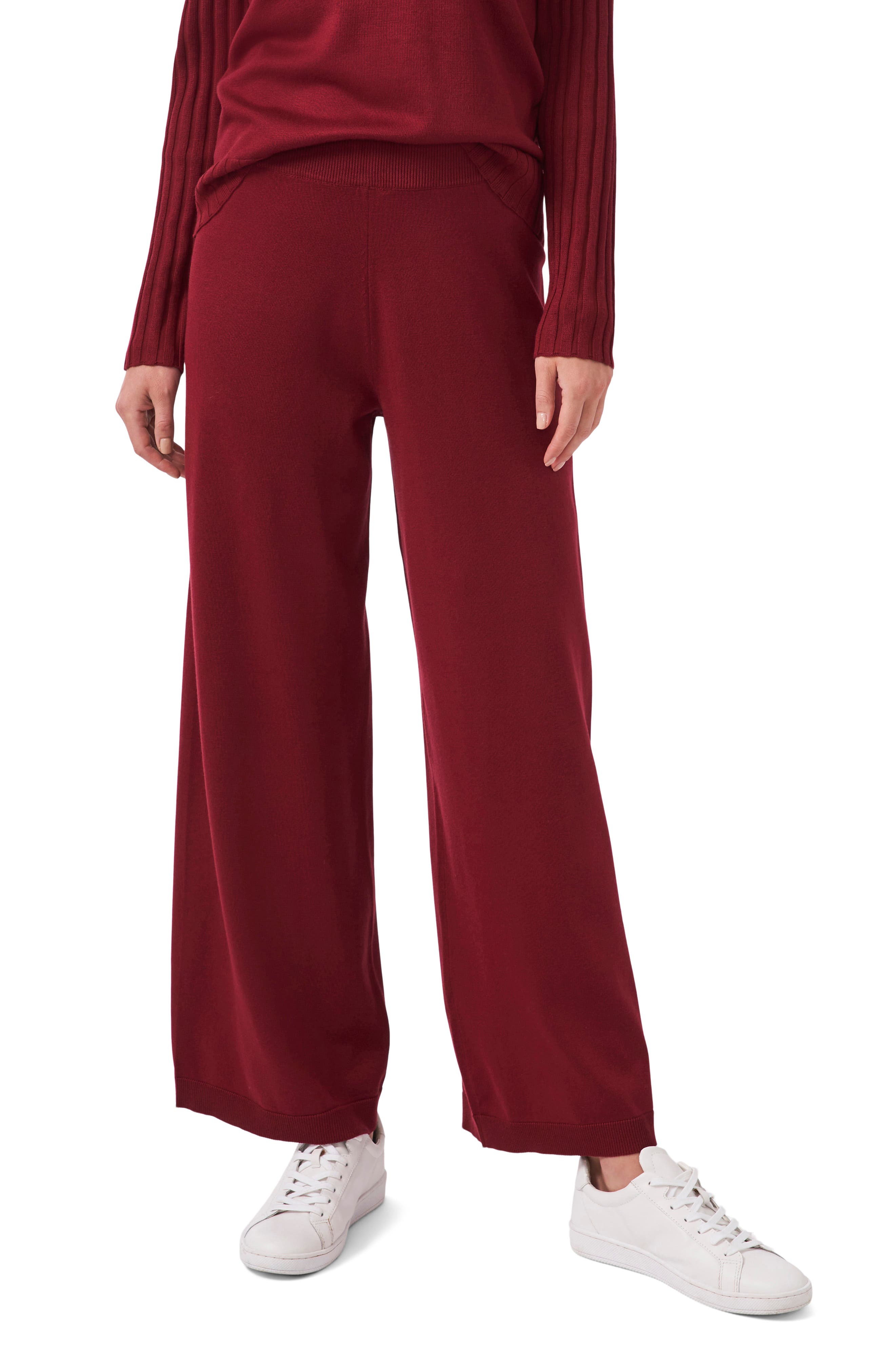 wide leg sweater pants