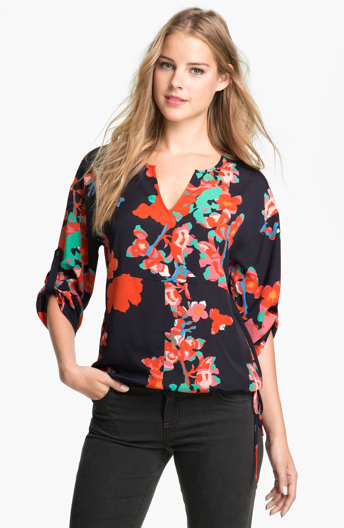 Éclair Drawstring Hem Blouse Nordstrom