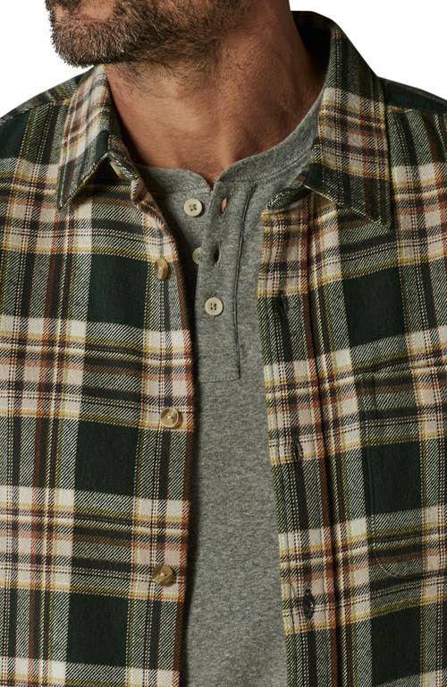 The Normal Brand Louis Heavyweight Flannel Overshirt In Elmwood Plaid