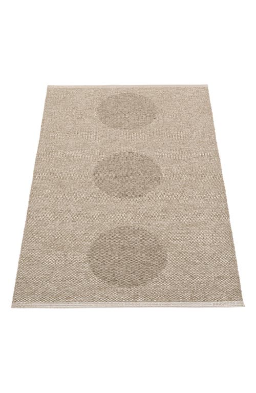 Pappelina Vera 2.0 Indoor/outdoor Rug In Brown Tones