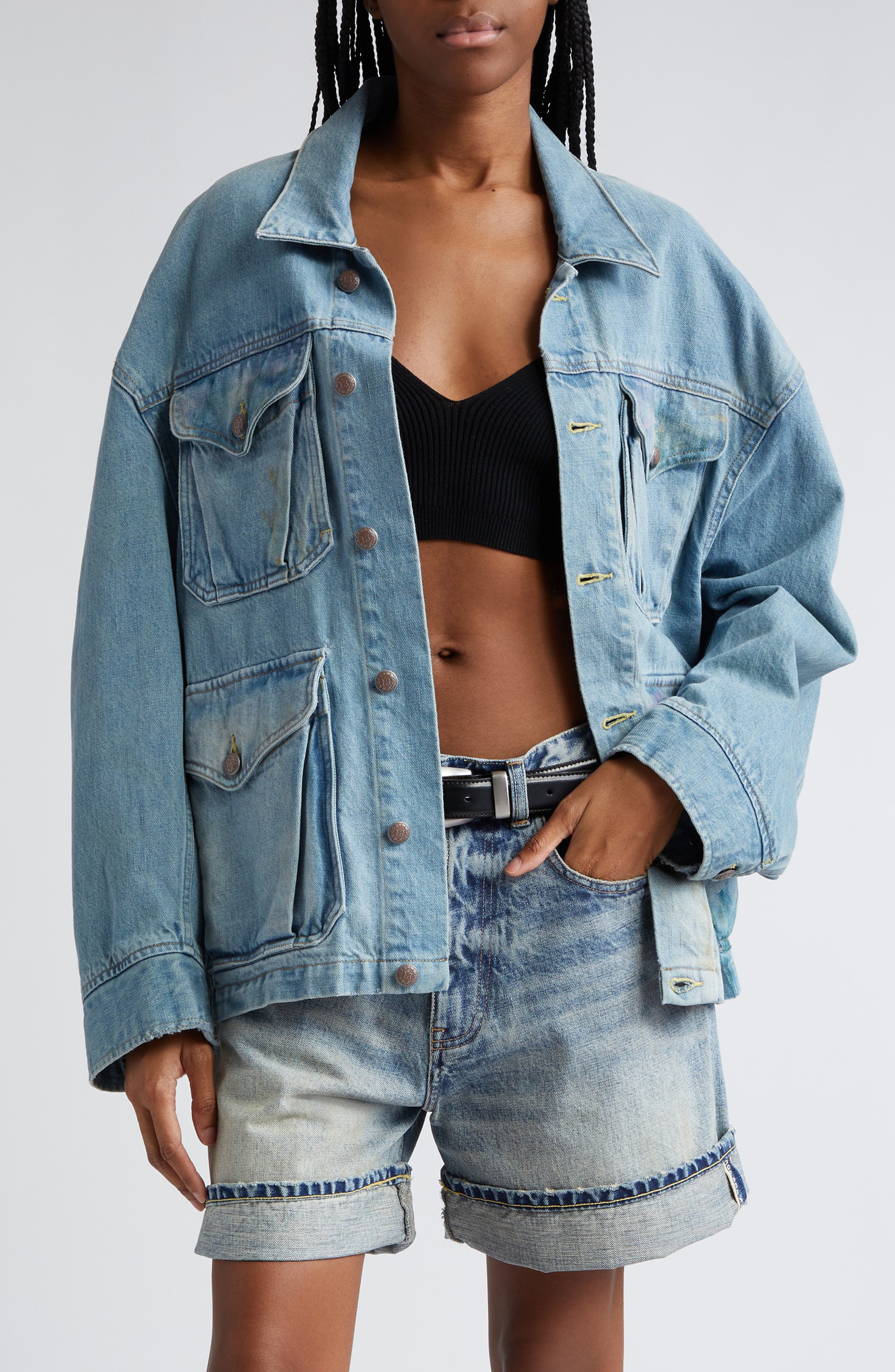 Oversize Denim Trucker Jacket