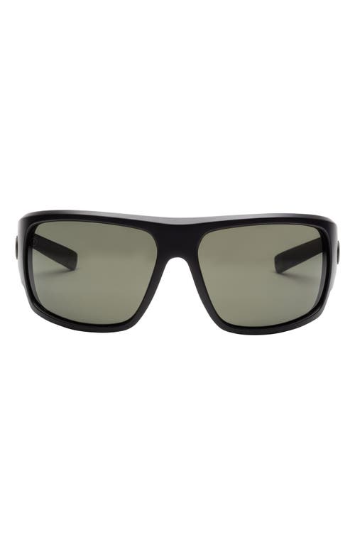 Electric Mahi 44mm Polarized Sport Sunglasses in Matte Black/Grey Polar at Nordstrom
