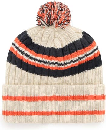 47 Men's '47 Natural Detroit Tigers Home Patch Cuffed Knit Hat