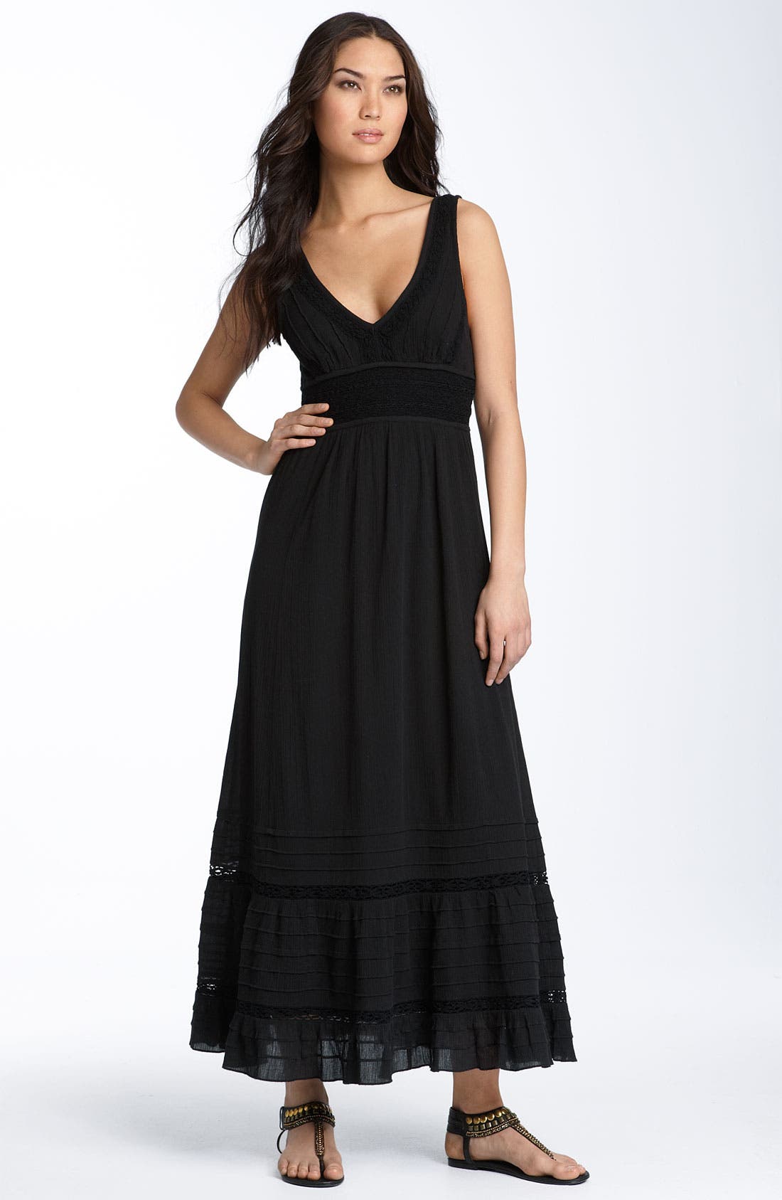 Free People 'Gypsy' Cotton Gauze Dress Nordstrom