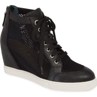 Linea Paolo Finian Mesh Wedge Sneaker Bootie