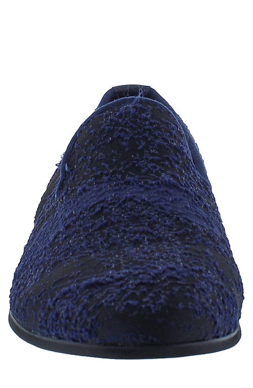 Robert Graham Aizome Dress Slippers In Navy