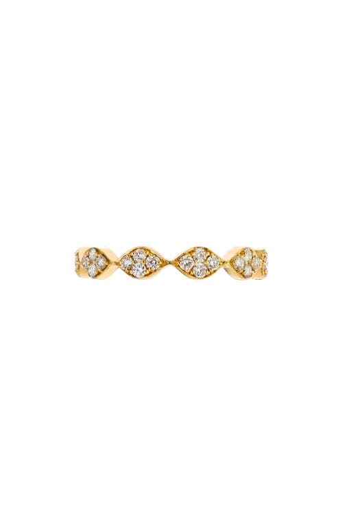 Marquise Pav� Diamond Eternity Ring in Yellow Gold