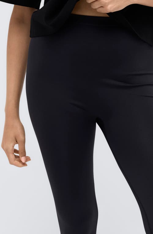 Shop Kenneth Cole Seamless Leggings In Black