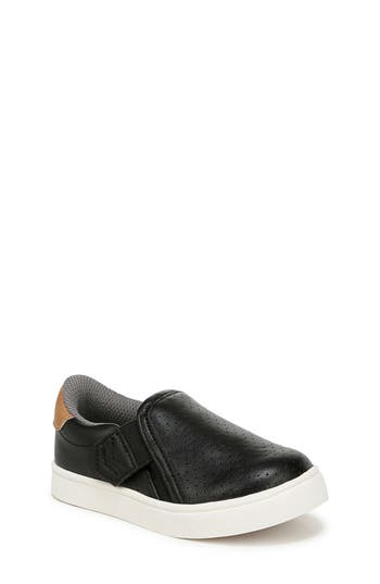 Dr. Scholl's Kids' Madison Sneaker In Black Faux Leather