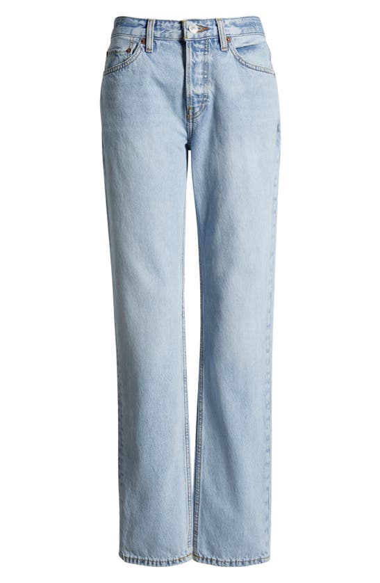 Re/done The Anderson Organic Cotton Skinny Jeans In Maliblue