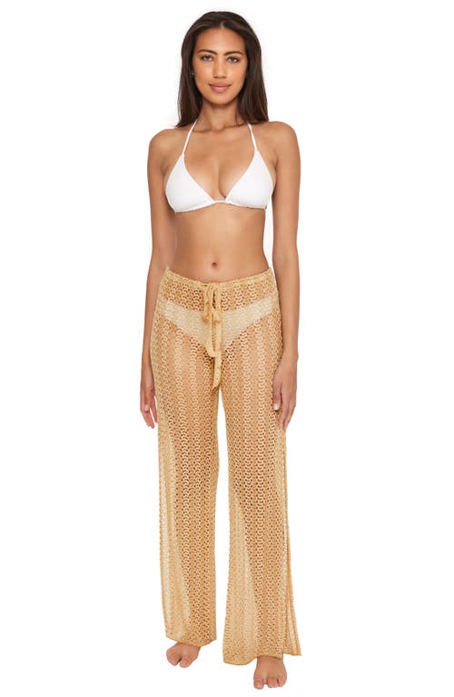 Becca Golden Side Slit Cover-Up Pants