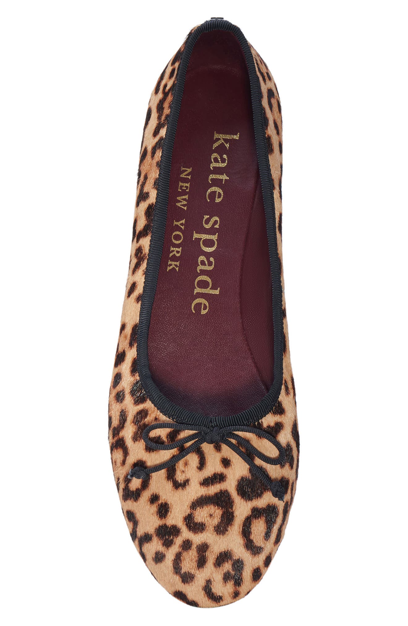 kate spade animal print flats