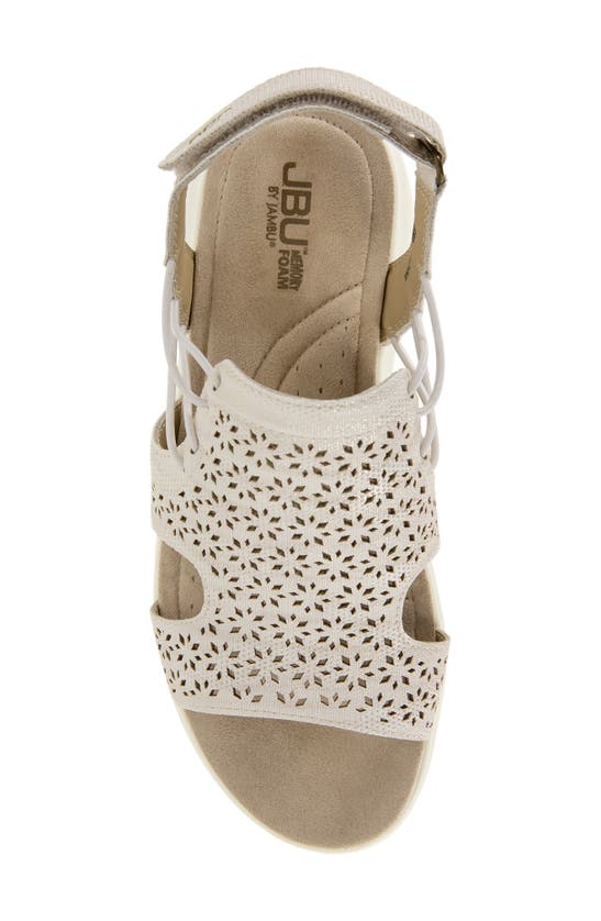 Shop Jbu By Jambu Francis Platform Sandal In Cream Shimmer