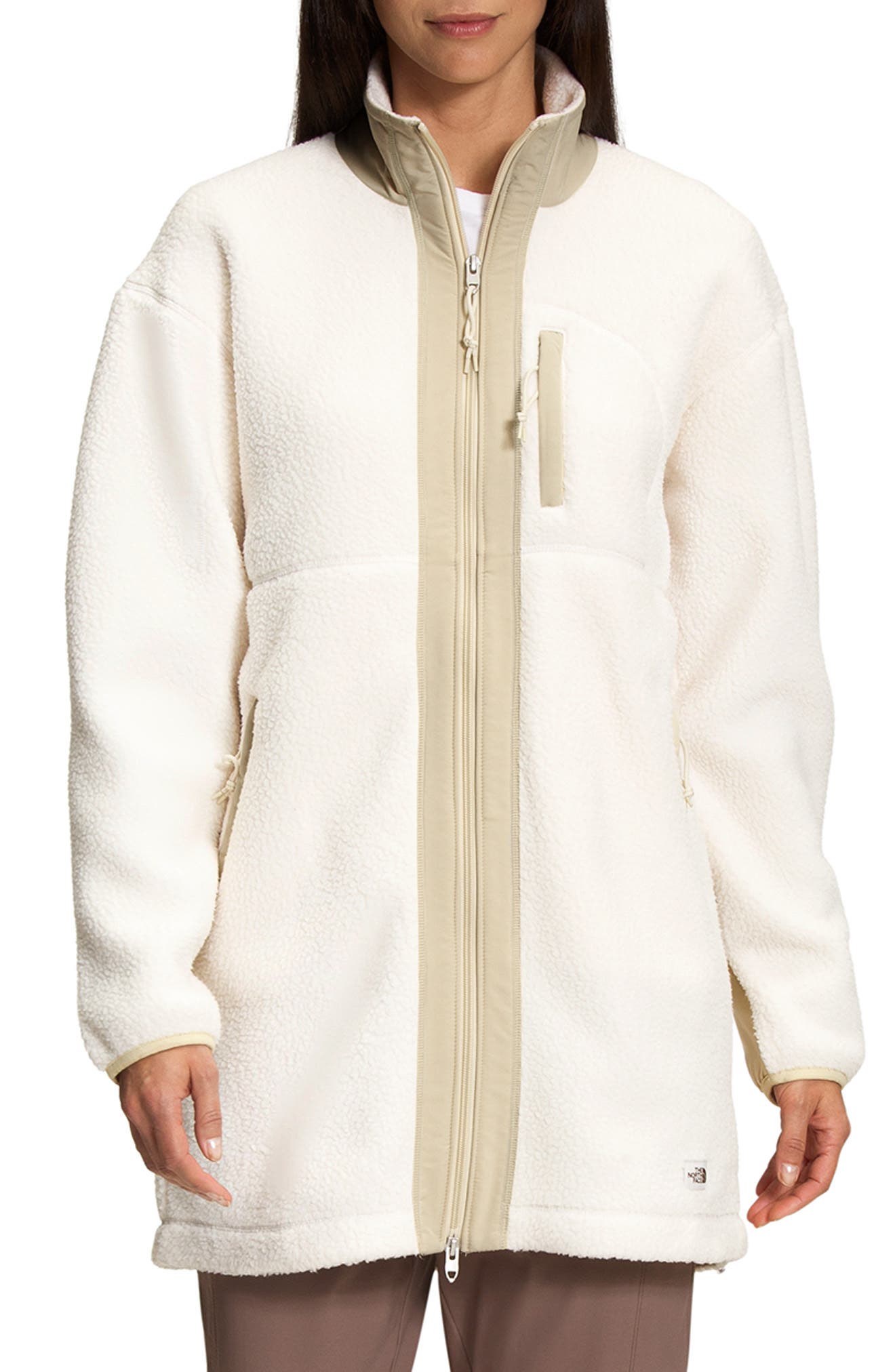 fleece coat long