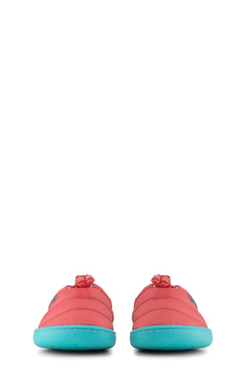 Hopfrög Kids Hoppuff Quilted Slipper In Dynamic Pink