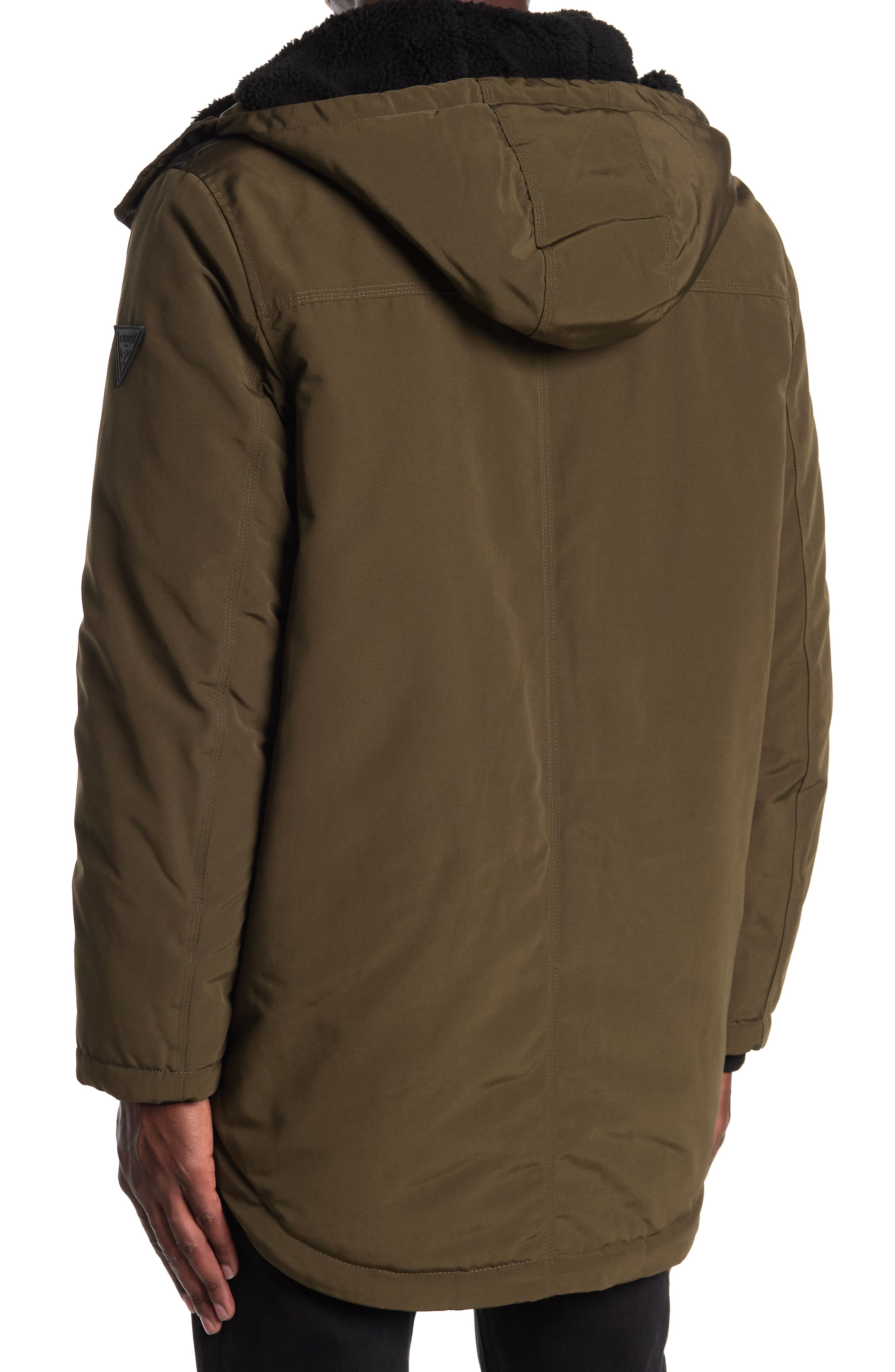 faux fur lined parka