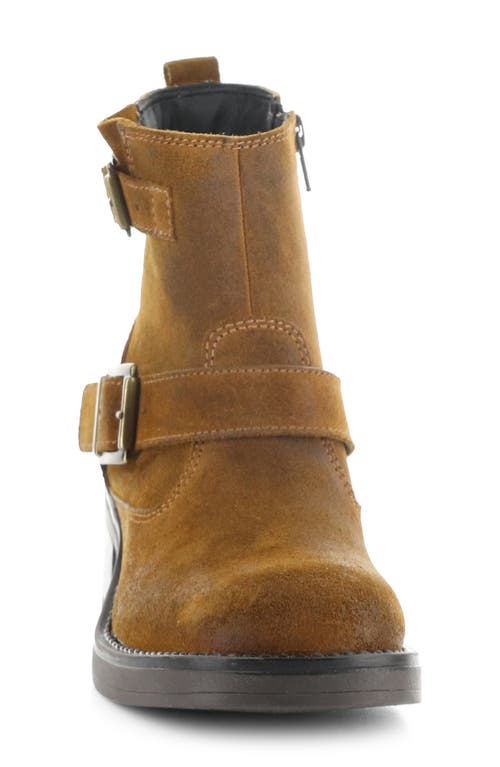 Shop Bos. & Co. Grata Waterproof Buckle Bootie In Golden Pampa Argenti