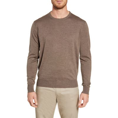 Peter Millar Crown Wool & Silk Sweater, Brown