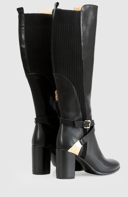 Belle & Bloom Breton Knee High Boot - Black