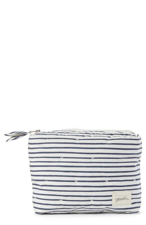Water Resistant Coated Organic Cotton Pouch in Ink