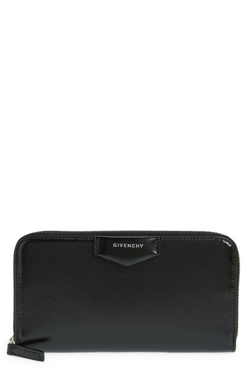 Givenchy Antigona Leather Zip Wallet in Black at Nordstrom