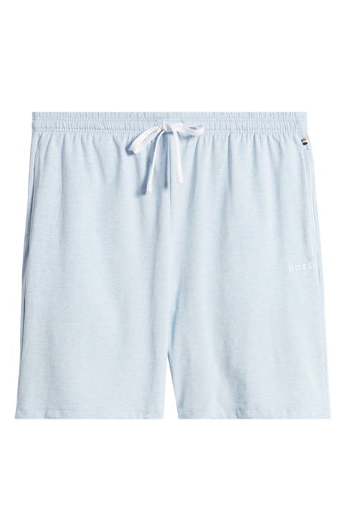 BOSS Drawstring Waist Shorts Light Blue at Nordstrom,