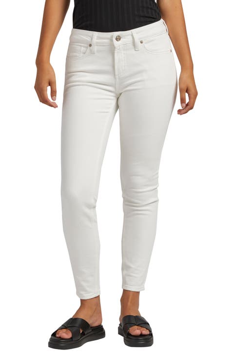 Peach Cloud Skinny Jeans White main image 0