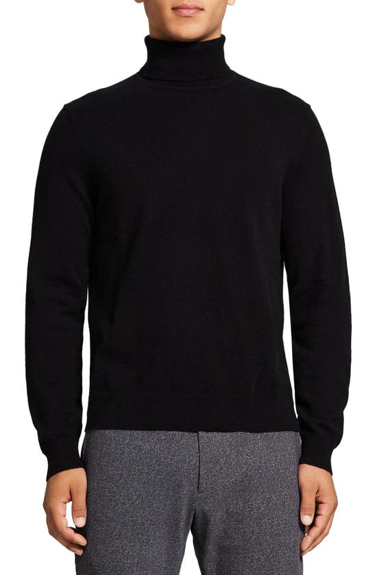 Theory Vilass Wool-blend Turtleneck Sweater In Black - 001