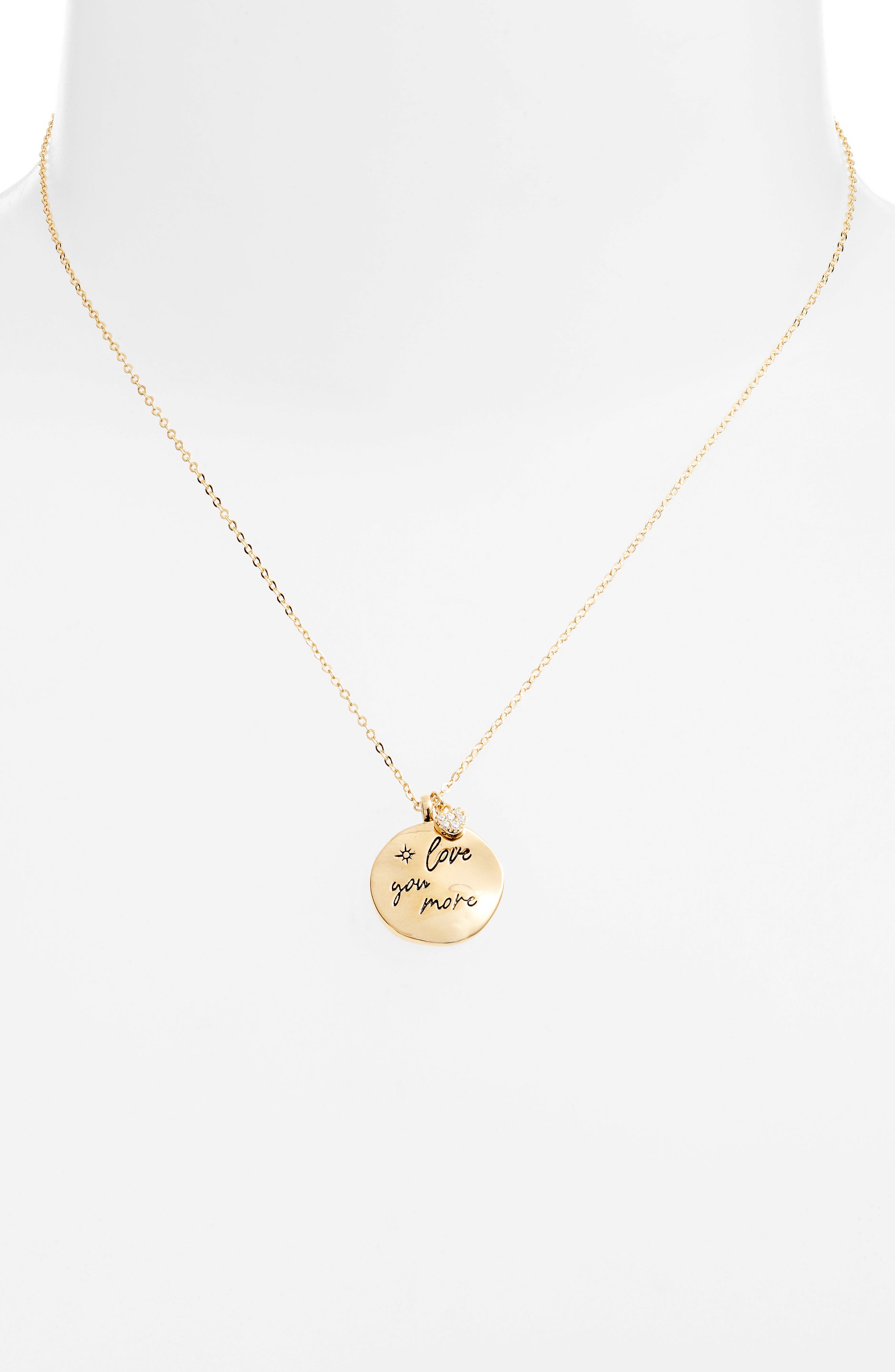 love coin necklace