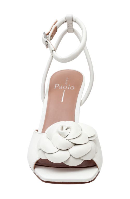 Linea Paolo Heather Ankle Strap Sandal In Eggshell