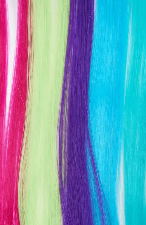 Shop Capelli New York Kids' 10-pack Faux Hair Extension Clips In Neon Combo