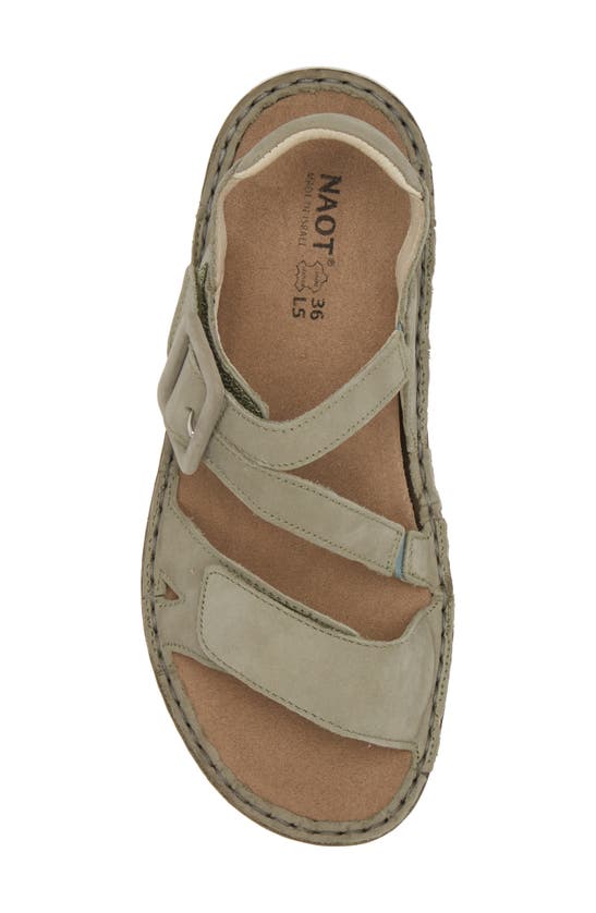 Naot Castelo Sandal In Sage Nubuck
