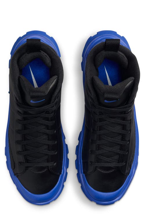 Shop Nike Blazer Roam Mid Winterized Sneaker In Black/racer Blue