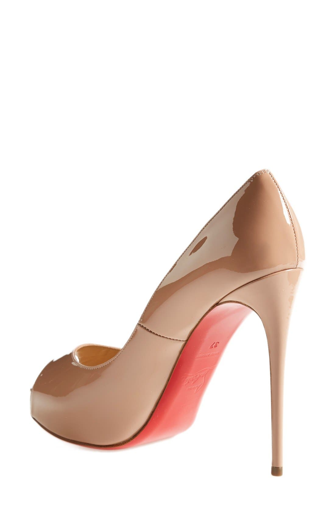 louboutin peep toe