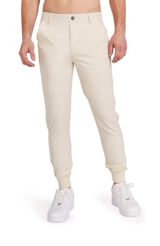 Shop Redvanly Halliday Pocket Golf Joggers In Oat