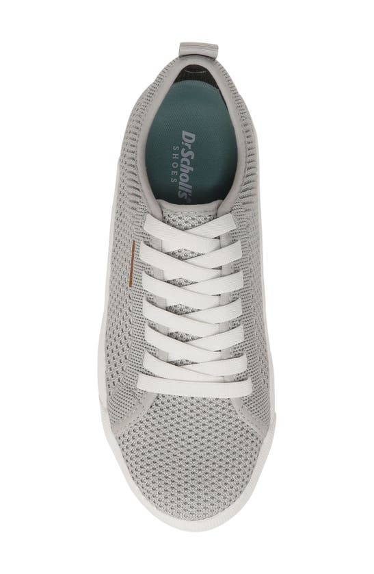 Shop Dr. Scholl's Time Off Sneaker In Grey Fabric