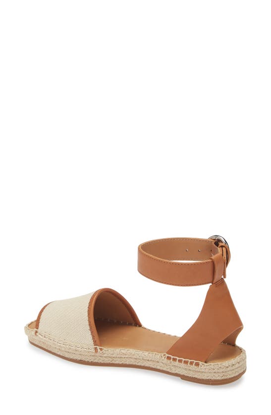 Shop Rag & Bone Anteros Ankle Strap Espadrille Sandal In Natural Leather