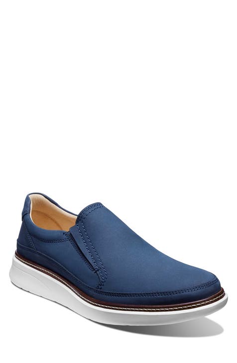 Glossy Life Men's Blue Synthetic Slip-On Casual Loafers 7 : : Shoes  & Handbags