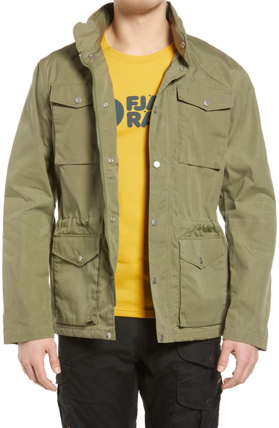 Fjall Raven Räven Water Resistant Field Jacket In Military Green | ModeSens