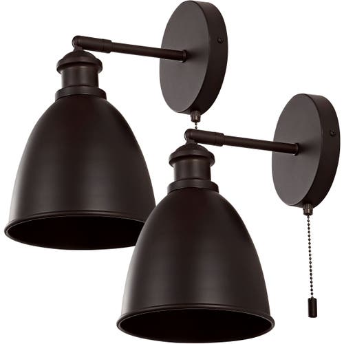 Jonathan Y Hudson 1-light Farmhouse Bohemian Iron Led Sconce In Oil Rubbed Bronze