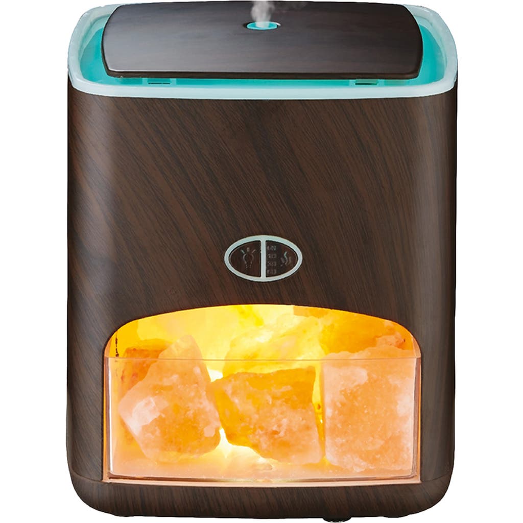 Pursonic Himalayan Salt Lamp Diffuser In Multicolor
