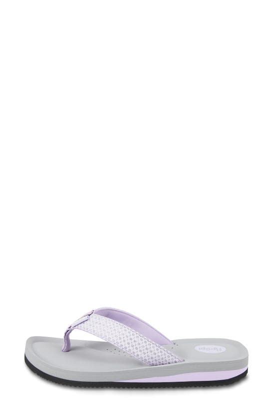 Floopi Sofia Sparkly Flip Flop In Lavender