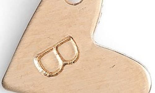 Nashelle 14k-gold Fill Initial Mini Heart Pendant Necklace In Gold/b