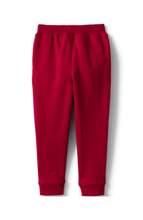 Lands' End School Uniform Kids Jogger Sweatpants In Red