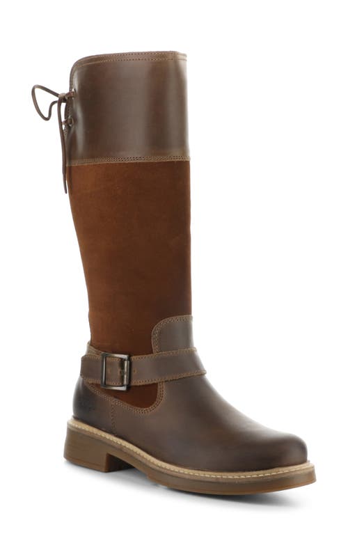 Bos. & Co. Mateo Waterproof Knee High Boot In Camel/nut/camel